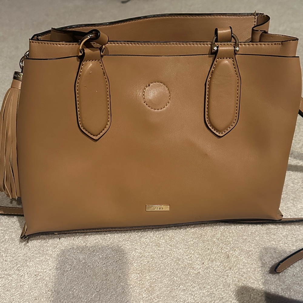 Aldo Tan Leather Tote Bag